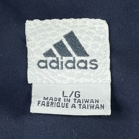Adidas Navy Blue Short Sleeve Golf Tennis Windbreaker Jacket Mens Size L - Picture 9 of 11